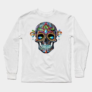 Bejeweled Skull #1 Long Sleeve T-Shirt